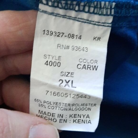 Cherokee Workwear Scrub Pants Size 2XL - Picture 5 of 5